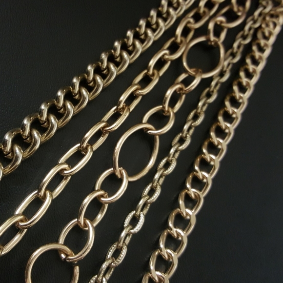 Stunning Multi Chain Statement Necklace - Picture 3 of 6